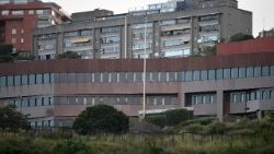 View of the US embassy in Caracas, amid exploratory talks to restore diplomatic ties between the two countries