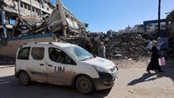 Разбураны будынак сядзібы БАПАР у Сектары Газа (11.01.2026)