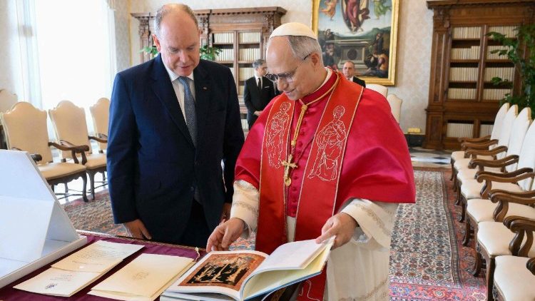 VATICAN-RELIGION-POPE-DIPLOMACY-MONACO