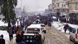 Miembros de las Fuerzas Democráticas Sirias en Kobane (AFP)