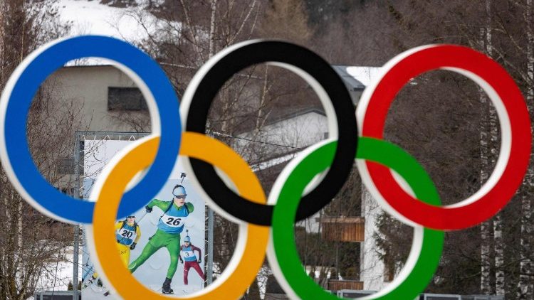 Алімпійскія сімвалы ў італьянскай Антерсельве (Антхольцы)