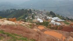 Una imagen de la mina de Rubaya, en el norte de Kivu (AFP o sus licenciantes)