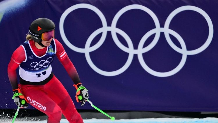 Die Österreicherin Cornelia Hütter nimmt an den olympischen Winterspielen in Mailand und Cortina teil.