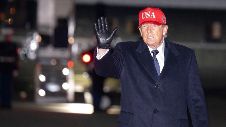 President Trump Returns To Washington From Weekend In Florida