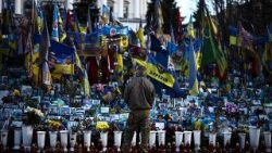 Denkmal für die gefallenen ukrainischen Soldaten in Kyiv