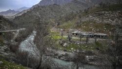 Údolí řeka Rawanduz nedaleko Irácko-íránské hranice v autonomní oblasti Kurdistán