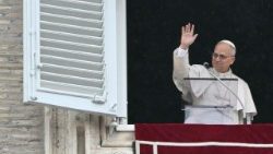 Le Pape Léon XIV lors de l'Angélus, ce dimanche 22 mars 2026.