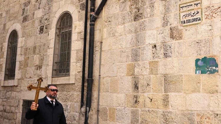 Katholik in der Jerusalemer Altstadt