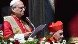 Mesazhi i Papa Leonit XIV për Pashkë 2026 në prani të Kardinalit shqiptar Ernest Simoni, 5 prill 2026