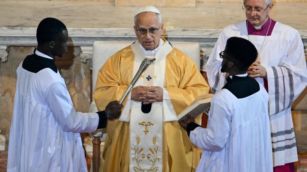 Святая Імша ў Базіліцы святога Аўгустына ў Анабе