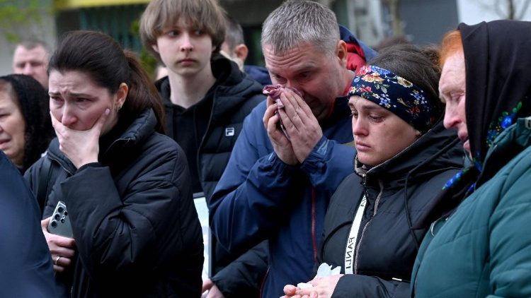 El dolor de la población ucraniana tras un ataque ruso