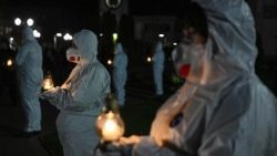 La manifestazione in Ucraina per il 40esimo anniversario del disastro nucleare di Chernobyl