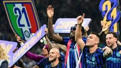 Les joueurs de l'Inter de Milan, champions d'Italie 2026