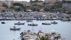 Lampedusa kikötője