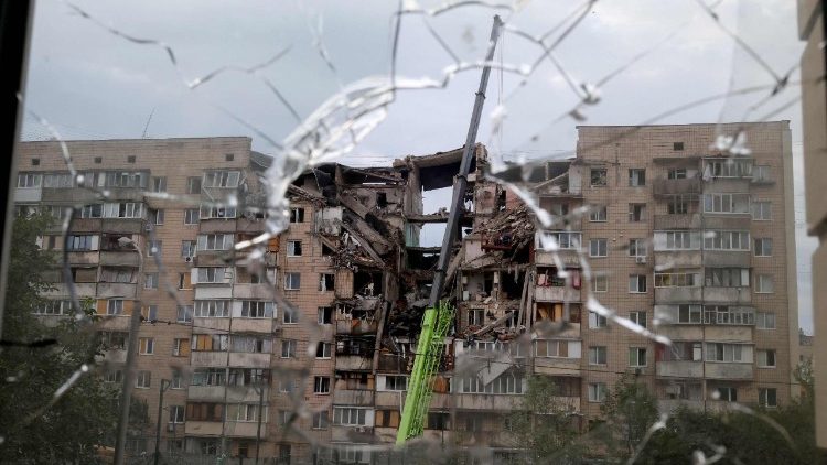 B&acirc;timent d&eacute;truit &agrave; Kiev 