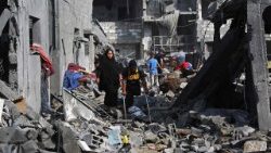 Der Alltag in den Trümmern von Bureij im Gazastreifen