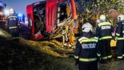Avarijoje Vengrijoje žuvo dvylika lenkų piligrimų