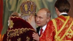 Putin mit dem russisch-orthodoxen Patriarchen Kyrill von Moskau