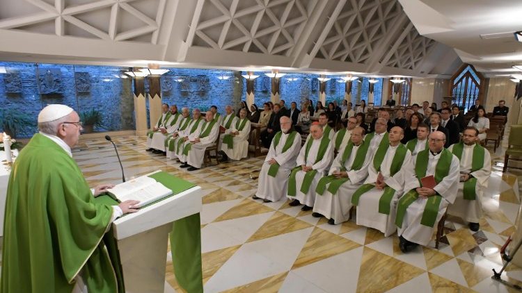 Misa ya Papa Francisko katika Kanisa la Mtakatifu Marta