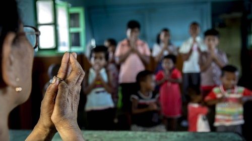 Gandhiji Prem Nivas, un centro de lepra establecido en Bengala por la Madre Teresa en 1958
