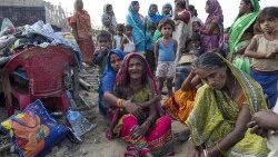 Straßenszene in Parsa, Nepal