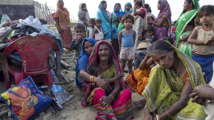 Straßenszene in Parsa, Nepal
