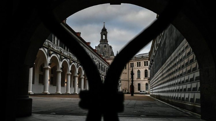 Blick auf die Frauenkirche in Dredsden