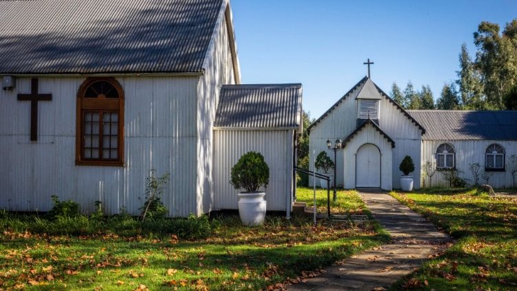 En kirke i Nottingham Road i Sør-Afrika