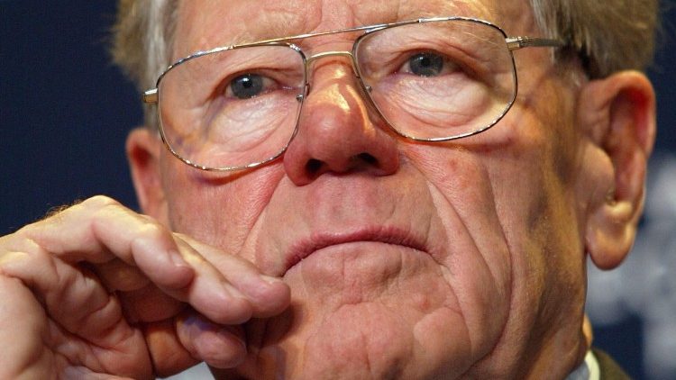 Der katholische Schweizer Theologe Hans Küng (1928-2021) gründete die Stiftung Weltethos