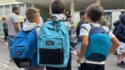 Schüler im Südtirol