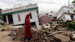 A Cianjur, frappée par le séisme, le 23 novembre 2022. 