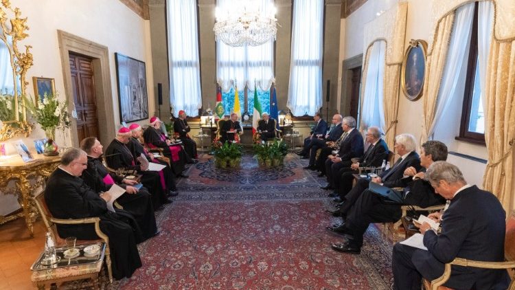 Una cerimonia a Palazzo Borromeo tra Stato italiano e Santa Sede (archivio)