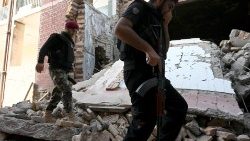 Polizeiuntersuchungen nach einem Terroranschlag in Pakistan