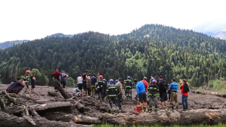 जॉर्जिया में घातक भूस्खलन 