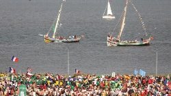 Beim Weltjugendtag in Portugal im August 2023