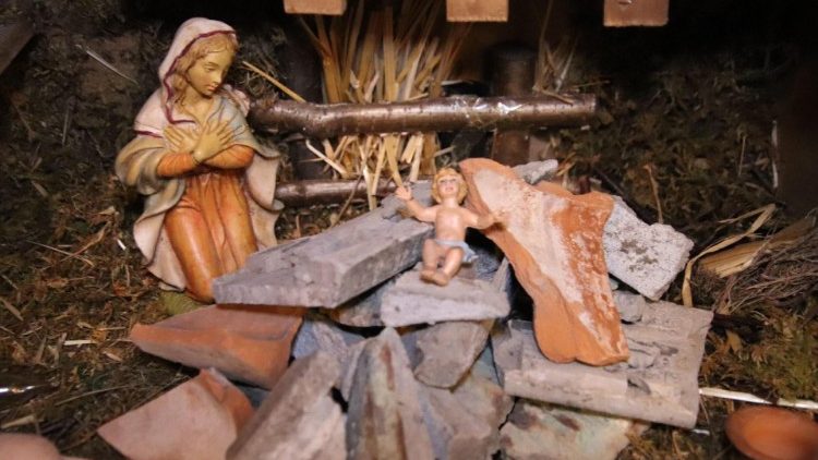 Jezus rodzi się na gruzach Gazy