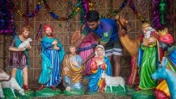 Cảnh Chúa Giáng Sinh ở thủ đô Dhaka của Bangladesh