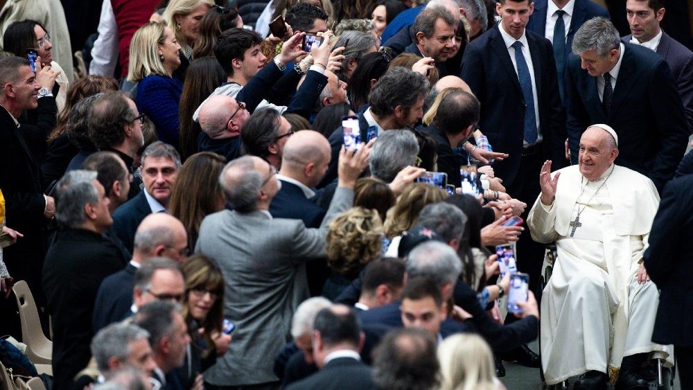 Аўдыенцыя для работнікаў тэлерадыёкампаніі RAI