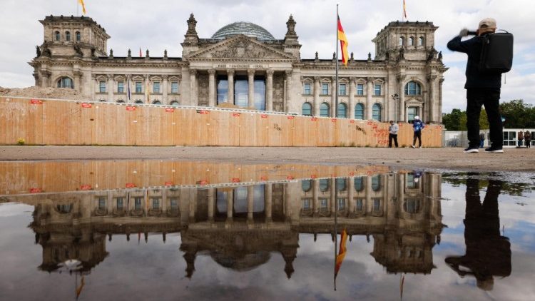 Der Bundestag in Berlin am 23. April