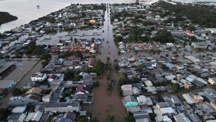 Hochwasser in Eldorado in der Metropolregion von Porto Alegre, an diesem Freitag
