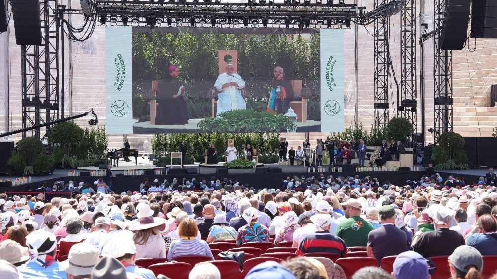 Cустрэча "Арэна міру. Справядлівасць і мір пацалуюцца" у Вероне