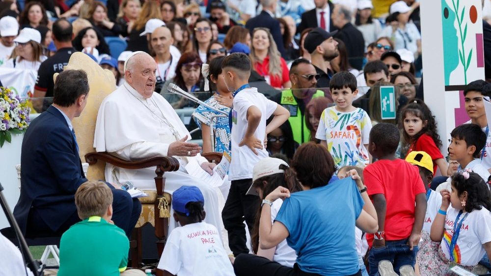 Il Papa allo Stadio Olimpico per la Giornata dei Bambini