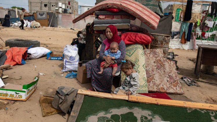 Vertriebene in Gaza