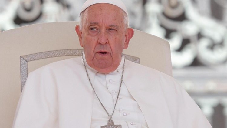 Papież Franciszek na audiencji ogólnej 5 czerwca 2024 r.