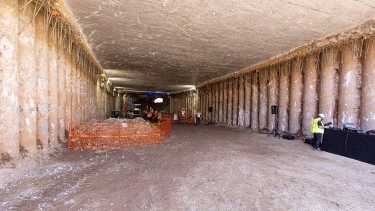 Giubileo 2025, il nuovo sottopasso di Piazza Pia a Roma 