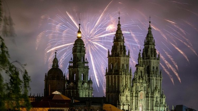 Die Basilika von Santiago de Compostela