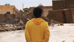 Sudan: zona devastata a causa dl crollo della diga Arbat dopo le recenti precipitazioni