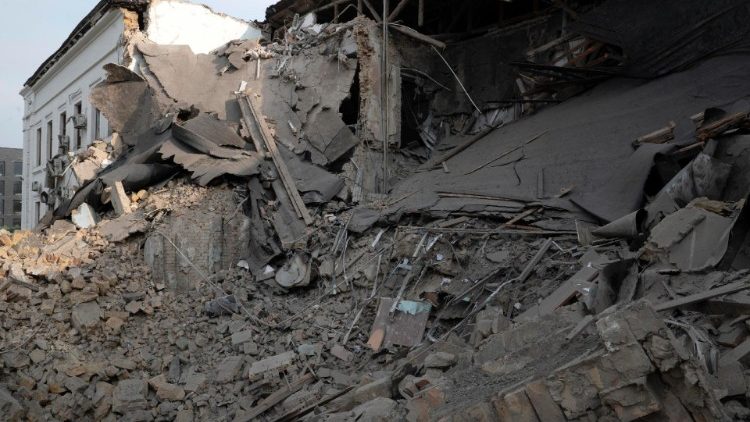 Edifici distrutti a Kyiv