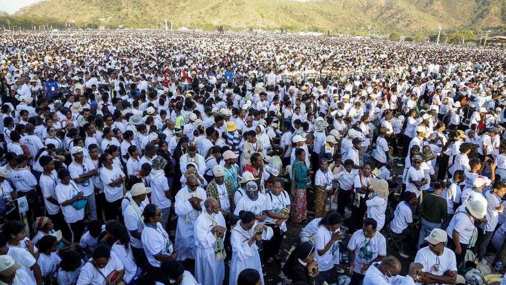 Pope Francis' Apostolic visit in Dili, East Timor