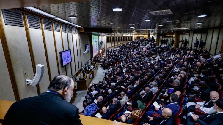 Un altro scatto nell'Aula nuova del Sinodo 